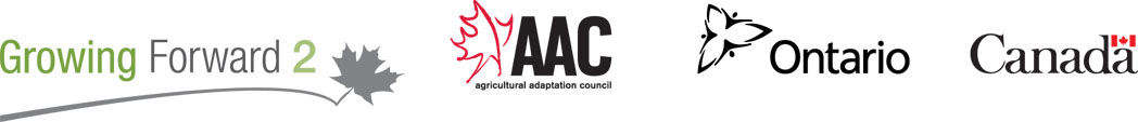 Growing Forward2, AAC, Ontario, Canada logos